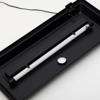 Аквариум прямоугольный Атолл с крышкой, 110 литров, 75,5 х 33 х 45/51 см, чёрный Аквариум прямоугольный Атолл с крышкой, 110 литров, 75,5 х 33 х 45/51 см, чёрный