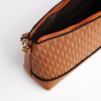 Сумка кросс-боди на молнии, цвет коричневый Сумка кросс-боди на молнии, цвет коричневый