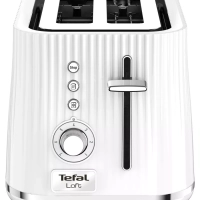 Тостер Loft 2S TT761138, белый, 850 Вт