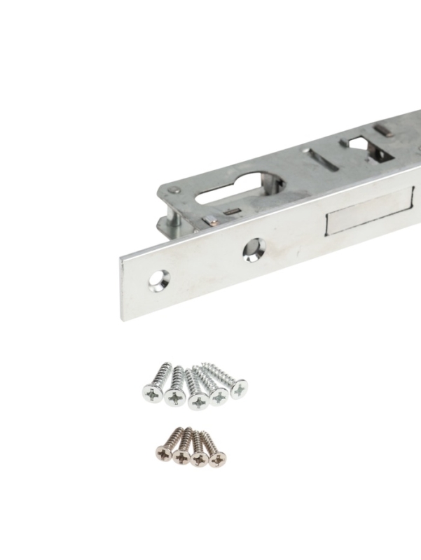 Замок врезной LOCKLAND, узкопрофильный, без ручек, Backset 25 мм, под ц/м, роликовая защелка