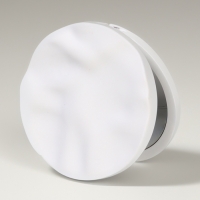 Зеркало складное &laquo;Волны&raquo;, d = 7,5 см, цвет матовый белый