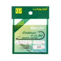 Крючки Maruto 1246, цвет Ni, № 10, 10 шт. Крючки Maruto 1246, цвет Ni, № 10, 10 шт.
