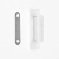 Магнит мебельный M003W, 72&times;13, большой, белый