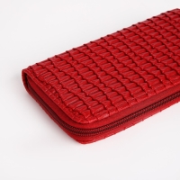 Кошелёк женский на молнии, цвет красный Кошелёк женский на молнии, цвет красный