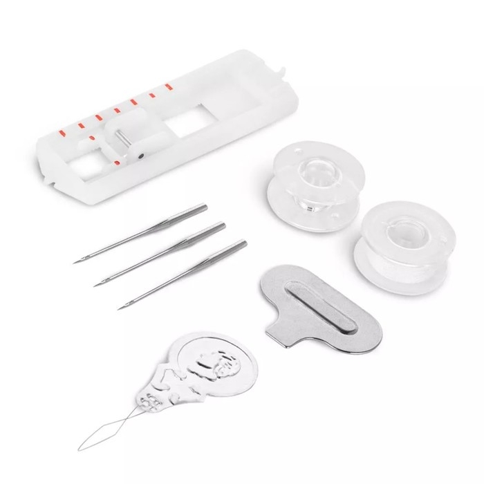 Швейная машина Kitfort КТ-6056, 9 Вт, 12 операций, полуавтомат, бело-чёрная Швейная машина Kitfort КТ-6056, 9 Вт, 12 операций, полуавтомат, бело-чёрная