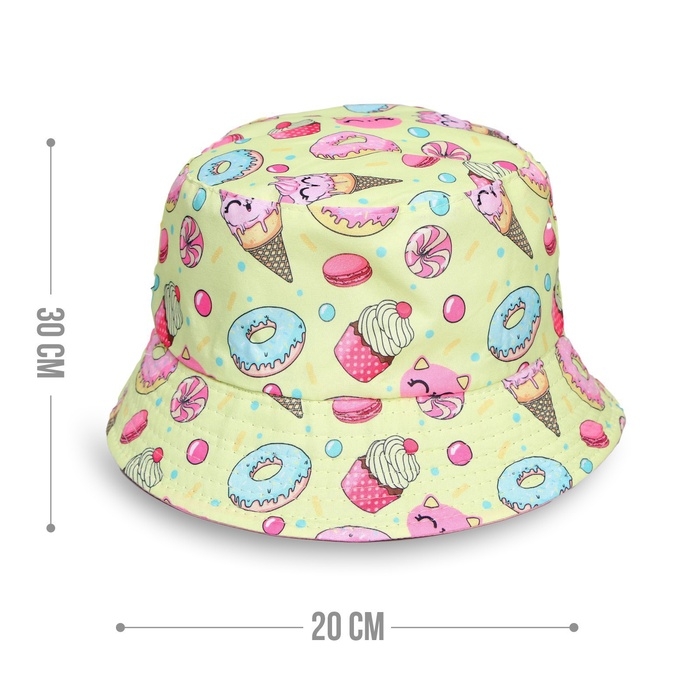 Панама детская для девочки &laquo;Вкусняшки&raquo;, р-р 52-54