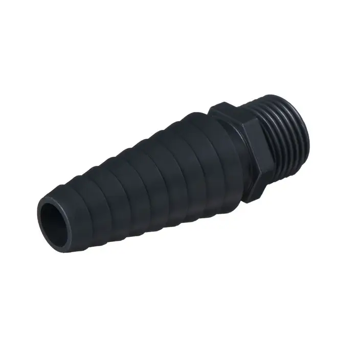 Штуцер, наружная резьба 1/2", для шлангов от 1/2" &minus; 1" (25 мм), пластик