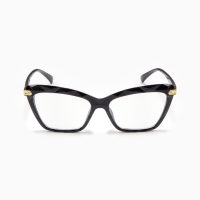 Очки женские имиджевые, прозрачные,14 см &times; 13.8 см, дужка 13.7 см, линза 3.7&times;5.2 см