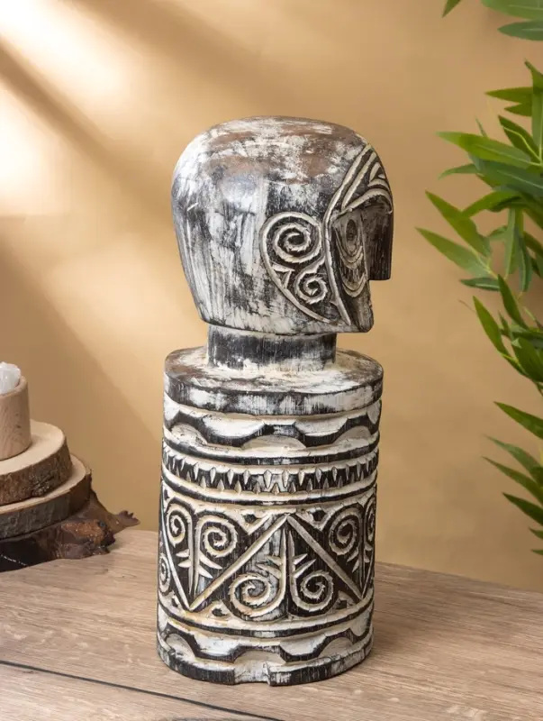 Сувенир "Истукан" дерево 16х16х40 см