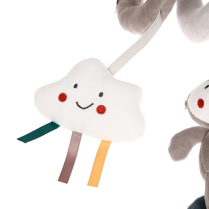 Растяжка на кроватку/коляску «Волчонок Тиша», с прорез., Крошка Я Растяжка на кроватку/коляску «Волчонок Тиша», с прорез., Крошка Я