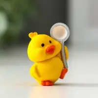 Сувенир полистоун "Цыплята и хобби" набор 4 шт 2,9х3,6 см