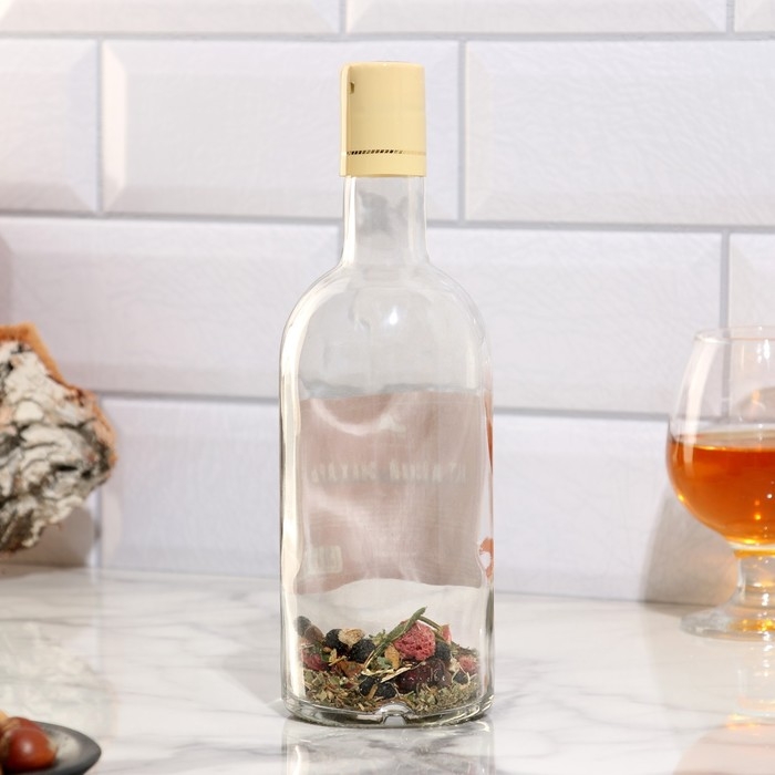 Набор из трав и специй для приготовления настойки Набор из трав и специй для приготовления настойки "Алтайский знахарь" с бутылкой 0,5 л