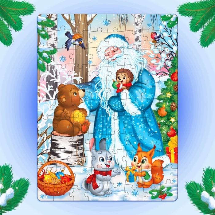 Светящийся пазл «Новогоднее чудо», 88 деталей Светящийся пазл «Новогоднее чудо», 88 деталей