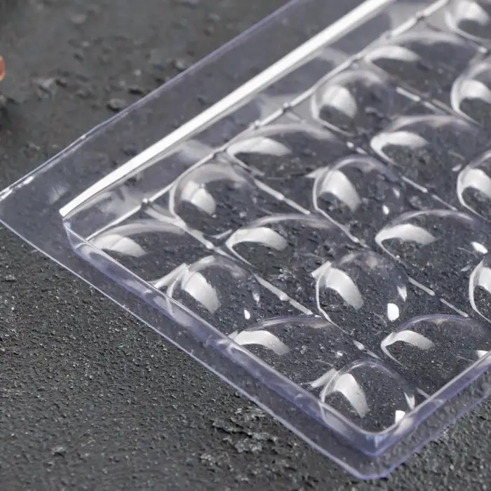 Форма для шоколада &laquo;Лепестки&raquo;, пластик, 20.5&times;10&times;1 см, прозрачная