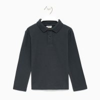 Джемпер (поло) детский MINAKU цвет графит, рост 116 Джемпер (поло) детский MINAKU цвет графит, рост 116