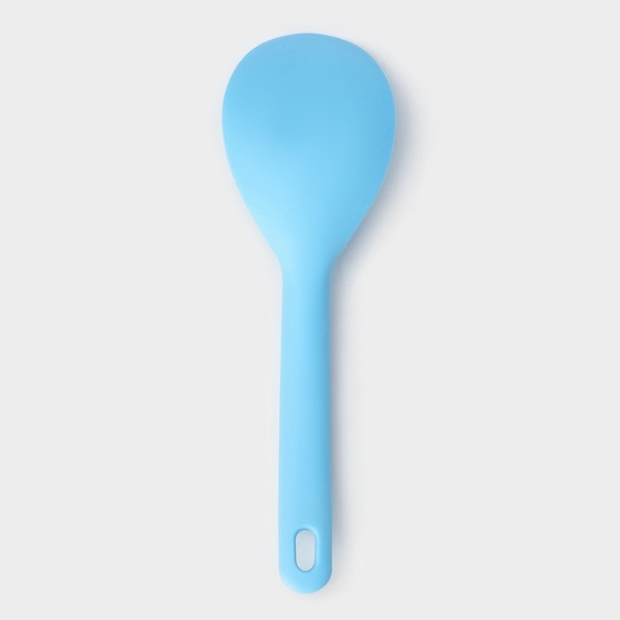 Ложка Доляна &laquo;Дуэт&raquo;, 24&times;7,5&times;4 см, цвет голубой