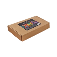 Набор глина полимерная запекаемая, 50 цветов по 20 г, с аксессуарами, в гофрокоробе