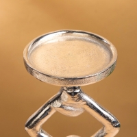 Подсвечник "Чейн" 11,5х11,5х33 см, алюминий