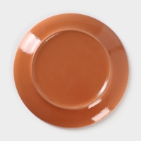 Тарелка ColorLife, d=24 см, h=2,5 см, цвет зелёный