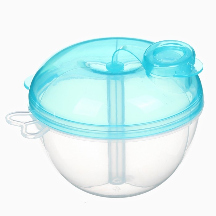 Контейнер для детского питания, 3 секции, ВИД 3, 180мл., цвет голубой Контейнер для детского питания, 3 секции, ВИД 3, 180мл., цвет голубой