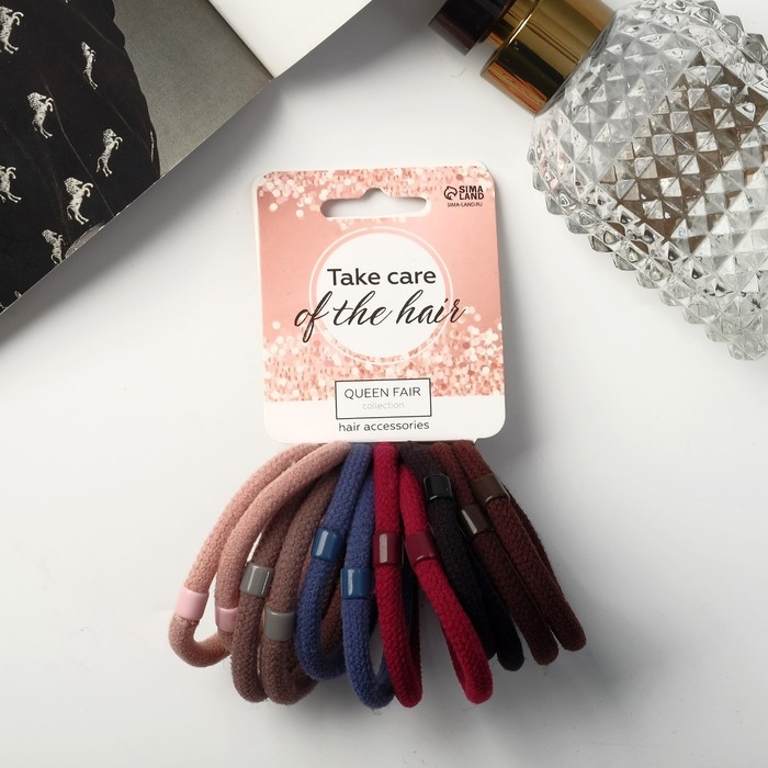 Резинка для волос "Спорт экстра" (набор 12 шт) классика люкс, 5 см