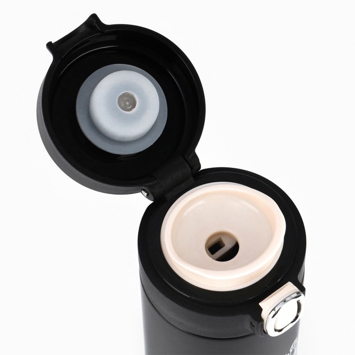 Термокружка, 420 мл, Simple "Уникальность", сохраняет тепло 8 ч, термометр