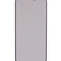 Защитное стекло для iPhone 16 Pro, антишпион, 9H, 0.33 мм, чёрная рамка