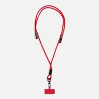 Кабель-ланьярд energyFlex Power Delivery 60 Вт, красный