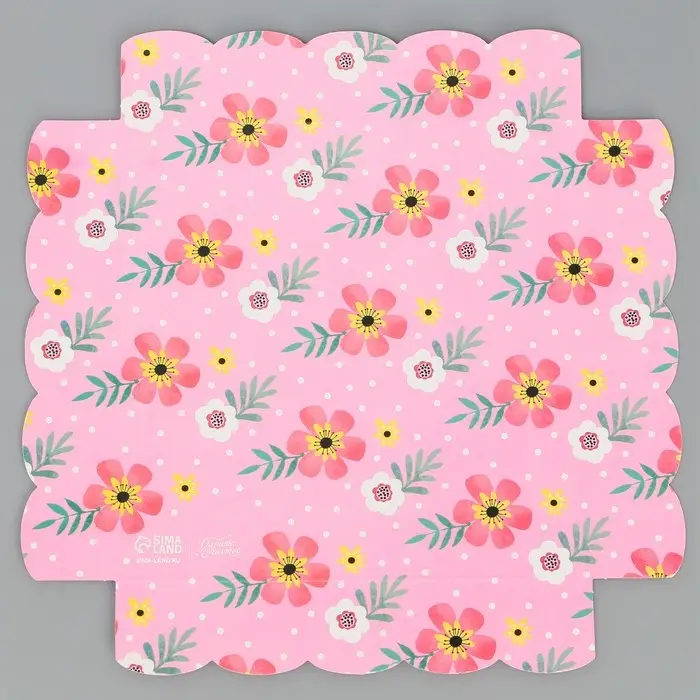 Коробка для печенья, кондитерская упаковка с пластиковой крышкой, &laquo;Лучший воспитатель&raquo;, 15 х 15 х 3 см