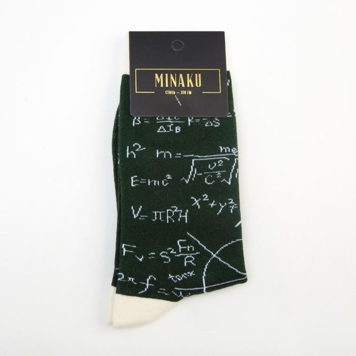 Носки MINAKU &laquo;Формула&raquo;, размер 36-41 (23-27 см)