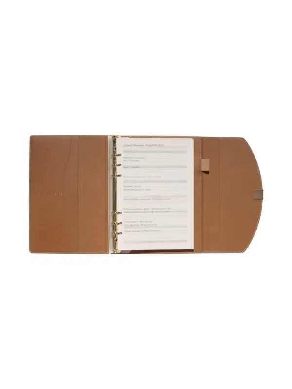 Органайзер на кольцах, A5, с клапаном, 80л, линия, к/зам, Бирюзовый