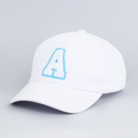 Кепка женская &laquo;A&raquo;, цвет белый, р-р 56