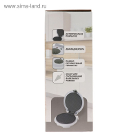 Электровафельница "Добрыня" DO-2105, 1200 Вт, тонкие вафли, антипригарное покрытие, белая