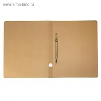 Скоросшиватель А4, Calligrata, микрогофрокартон, белый, до 300 листов, ширина корешка 30 мм