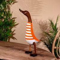 Сувенир "Утка в оранжевом" дерево 45 см