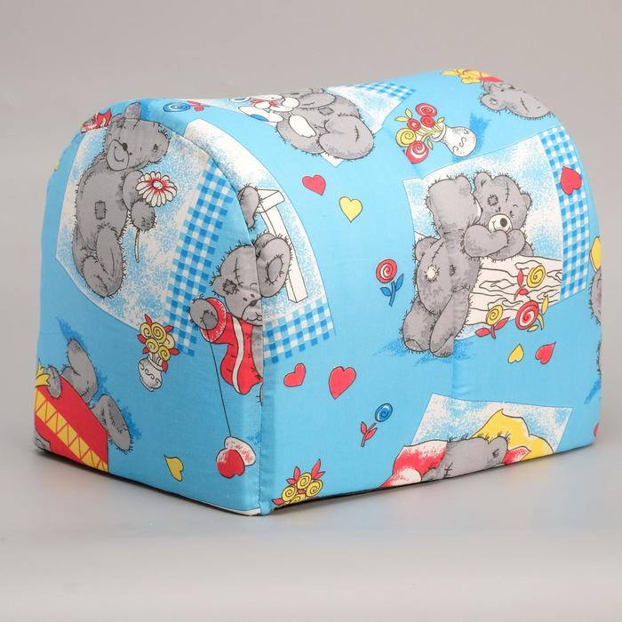 Домик-тоннель 28 х 28 х 35 см микс цветов