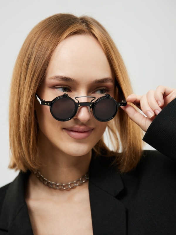 Очки солнечные раскладные, uv 400, дужка 14.5 см, ширина 13.7 см, линза 3.8 х 3.8 см