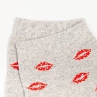 Носки женские, цвет серый, размер 23-25