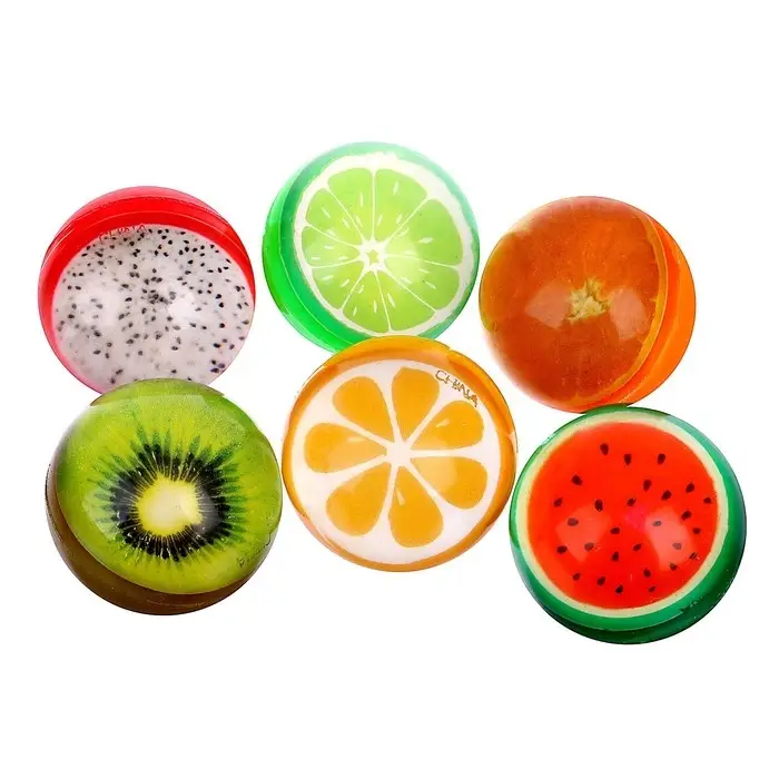 Мяч каучуковый &laquo;Фрукты&raquo;, 4,5 см, виды МИКС
