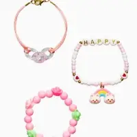 Браслет детский &laquo;Выбражулька&raquo;, 3 шт. набор, радуга, цветной