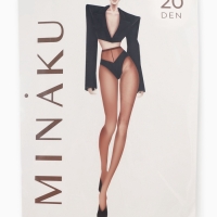 Колготки женские MINAKU, цвет черный, размер 4/L