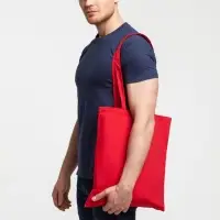 Холщовая сумка Basic 105, красная