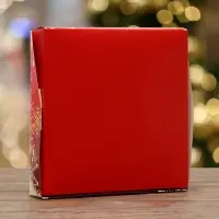 Коробка складная с окном &laquo;Новый год&raquo; 20&times;20&times;4 см