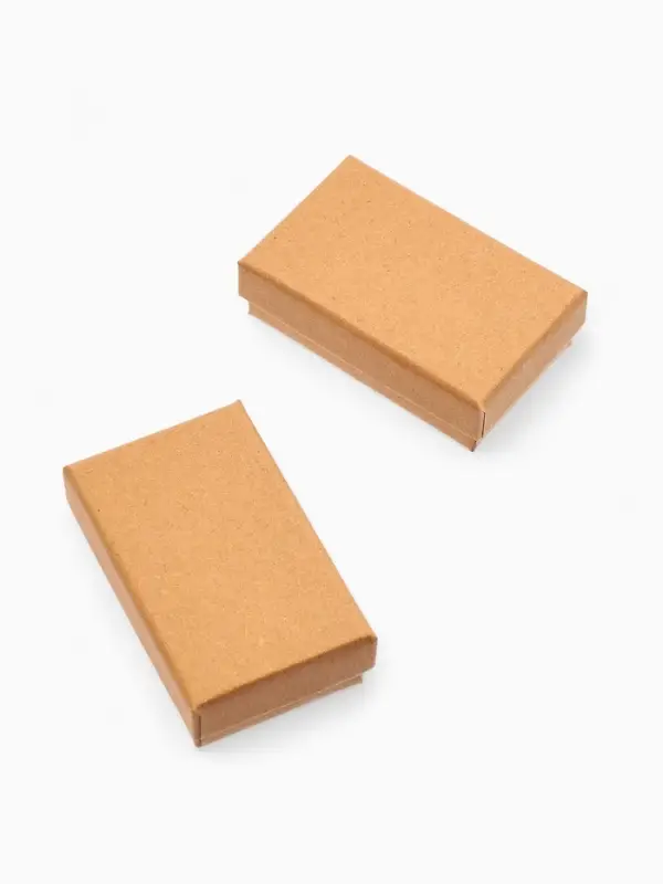 Коробочка подарочная под набор "Крафт", 5*8 см, цвет бежевый