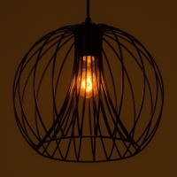 Светильник BayerLux "Шар" Е27 40Вт черный 30х30х30-130см Светильник BayerLux "Шар" Е27 40Вт черный 30х30х30-130см