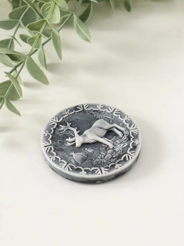 Магнит "Северный олень (барельеф)"