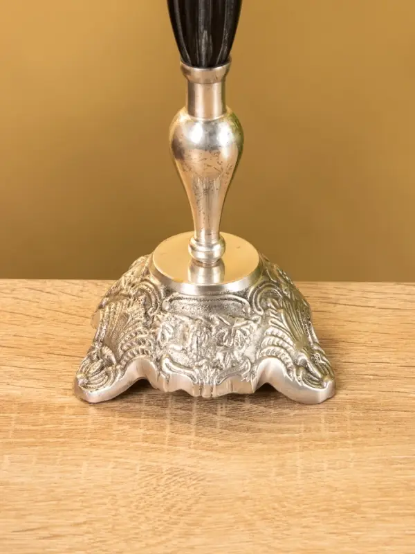 Подсвечник &laquo;Пьедестал&raquo;, латунь, смола, 8.5&times;8.5&times;33 см