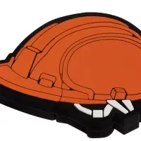 Флешка &laquo;Каска&raquo;, оранжевая, 16 Гб