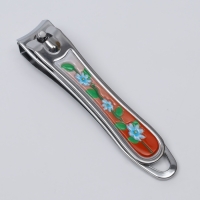 Кусачки книпсер педикюрные, с пилкой, 8 см, МИКС