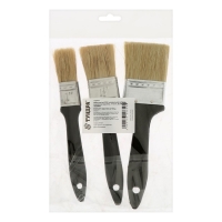 Набор кистей ЛОМ, натуральная щетина, пластиковая рукоятка, 1-1.5-2", 25, 38, 50 мм Набор кистей ЛОМ, натуральная щетина, пластиковая рукоятка, 1-1.5-2", 25, 38, 50 мм